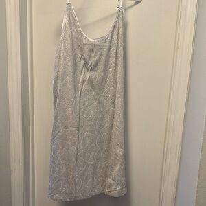 Allegra K Silver Mini Dress